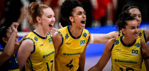 Seleção feminina de vôlei bate Turquia e chega à 7ª vitória na Liga das Nações