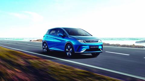 BYD lidera vendas de carros elétricos