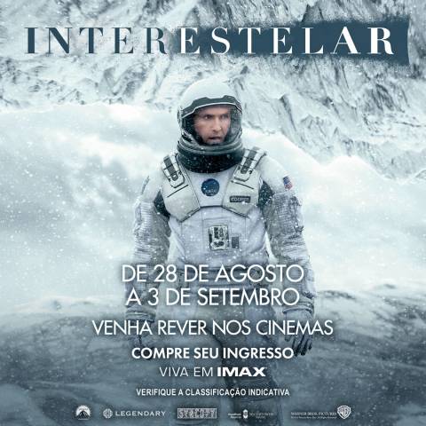 'Interstellar' de volta aos cinemas