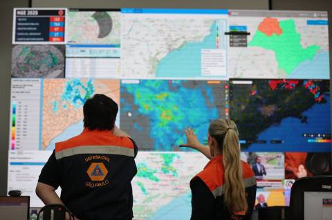 Defesa Civil estadual alerta para ventos fortes e 