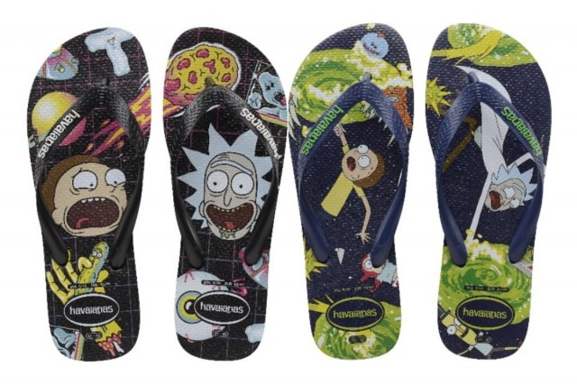 havaianas rick e morty