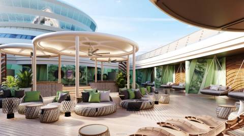 Disney Cruise Line aposta em spa ao ar livre e bares de luxo