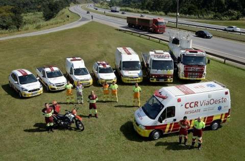 Durante feriado, 50 acidentes foram registrados no sistema Castello-Raposo